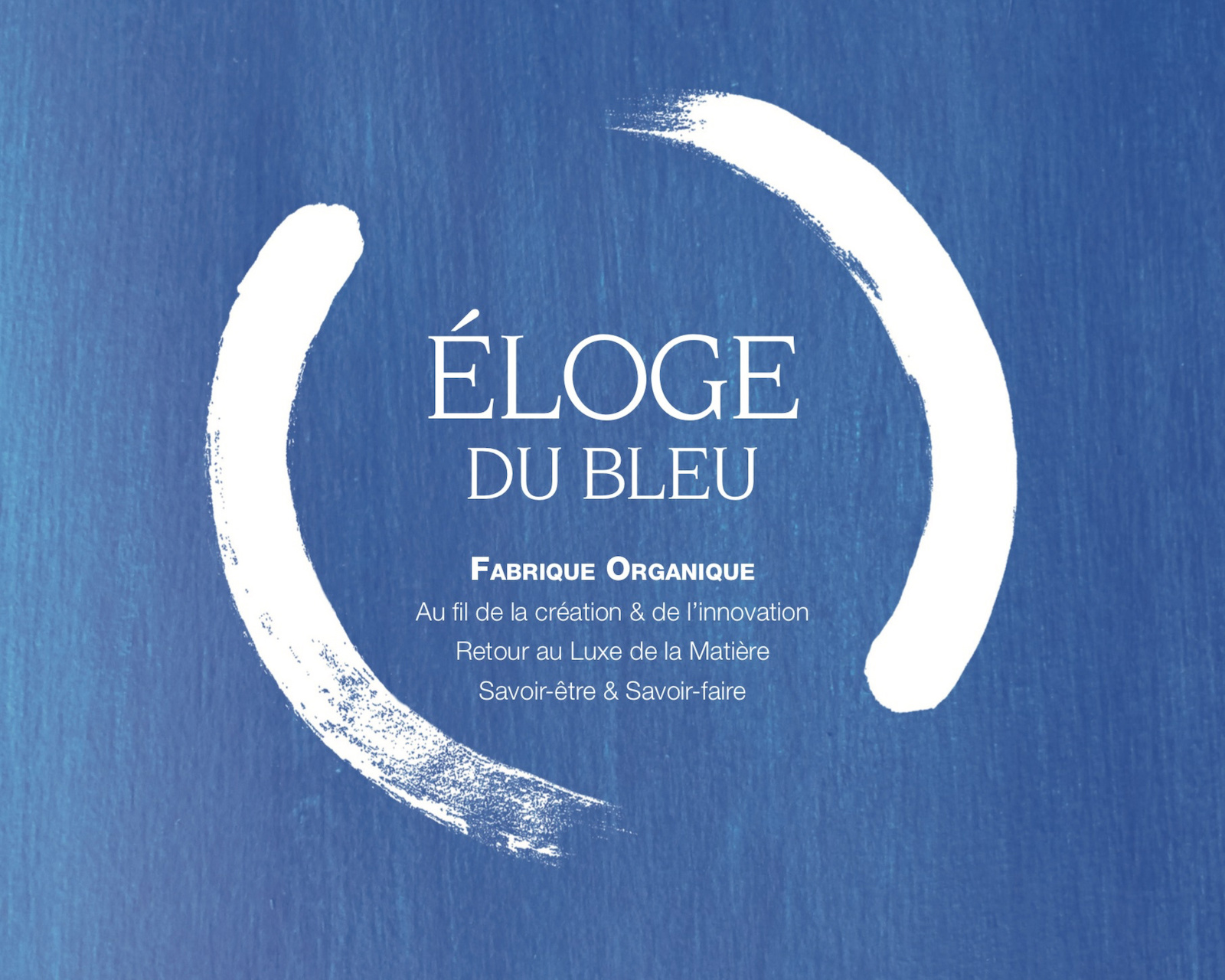 Ker Mer Unveil In Praise Of Blue Ker Mer Et Le Coton Egyptien Bio